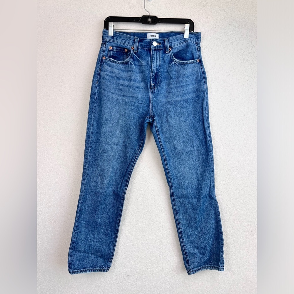 PISTOLA Keaton High Rise Slim Straight Jeans Size 28